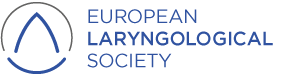 Dr David Vokes is a member of the European Laryngological Society: ELSOC blue logo on transparent background